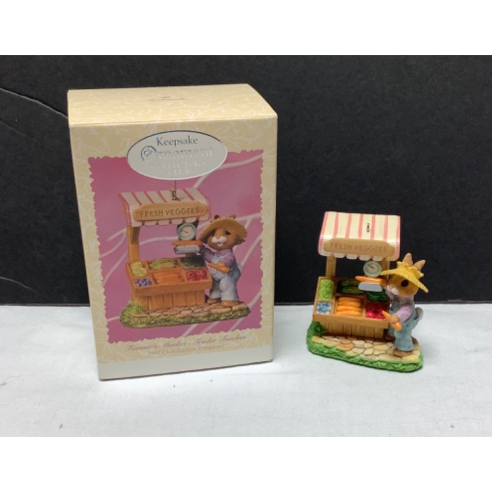 Hallmark Keepsake Ornament 1997 Farmer's Market Tender Touches Club Edition